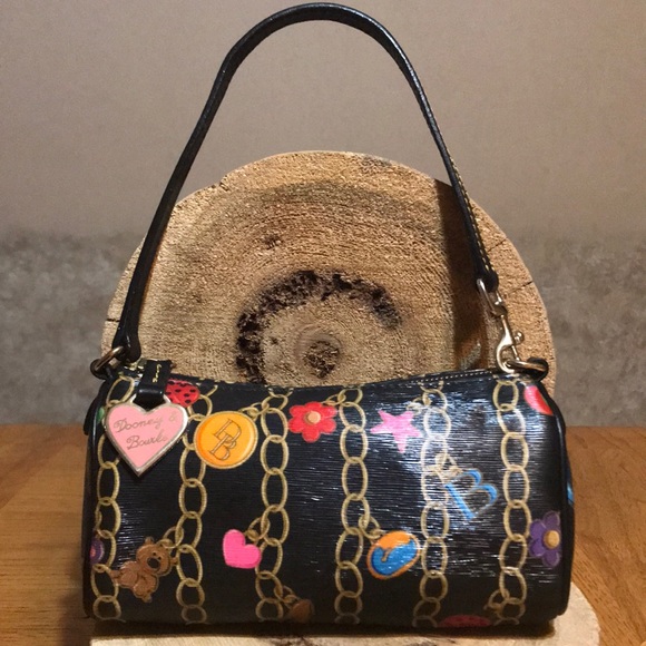 Dooney & Bourke Handbags - RARE DOONEY & BOURKE CHARM BARREL POUCHETTE